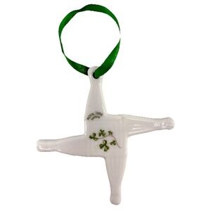 Royal Tara St Brigid"s Cross Ireland  Wall Hanging / Tree Ornament Shamrocks